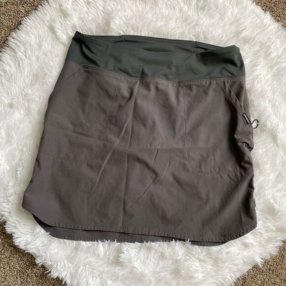 Patagonia Gray Active Skirt Pockets Women’s Size Medium - Picture 1 of 9